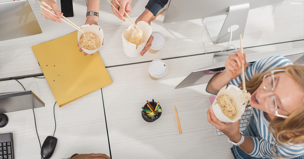 Grafik für -So geht Mittagspause im Büro