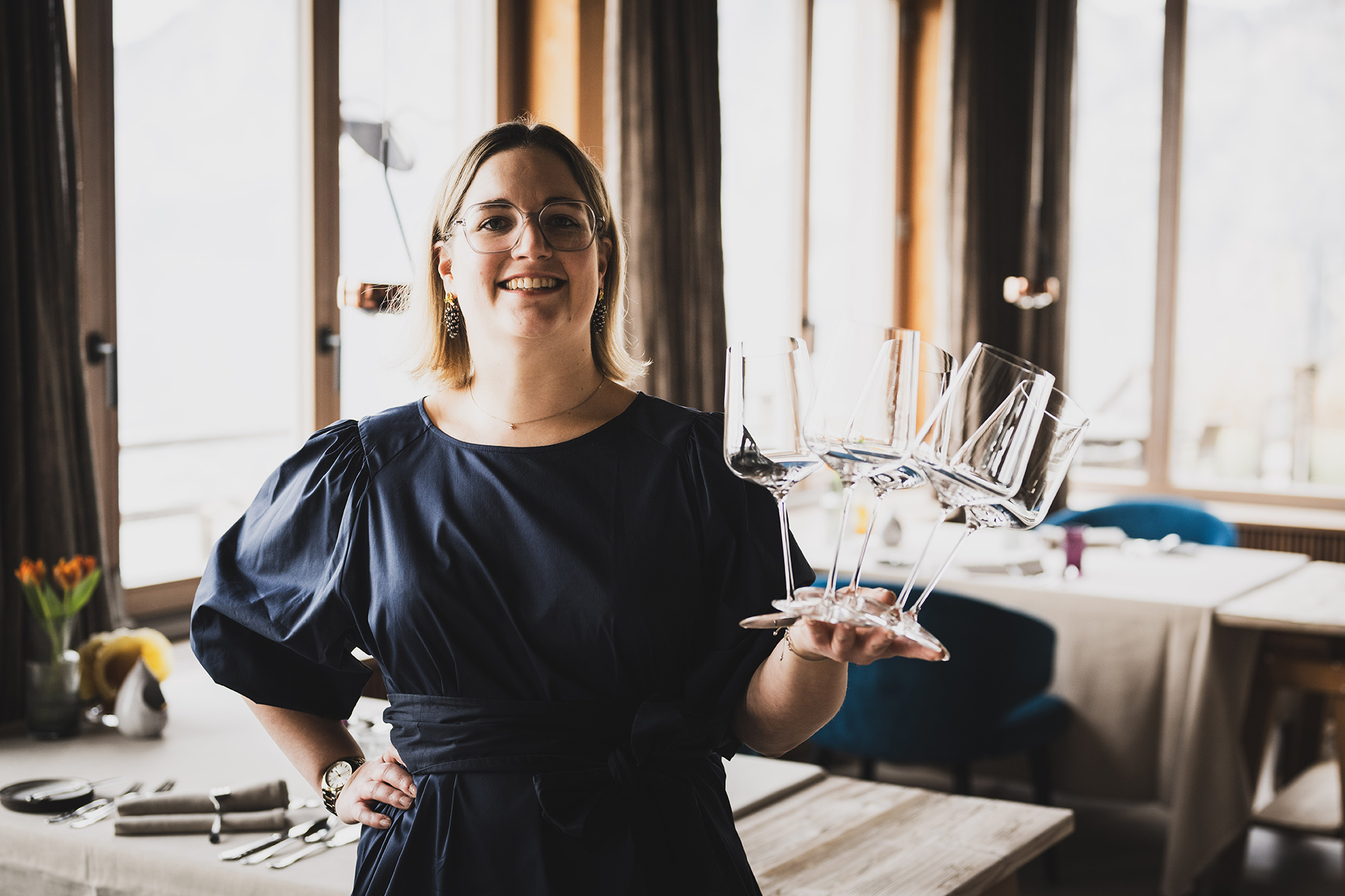 Grafik für -Sommelière/Sommelier: „Wenn man am Hang steht, wird alles logisch“